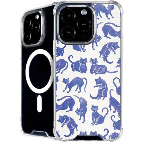 Blue Cats by Cat Coq iPhone 16 Pro MagSafe Case